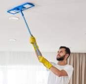 cieling dust cleaning