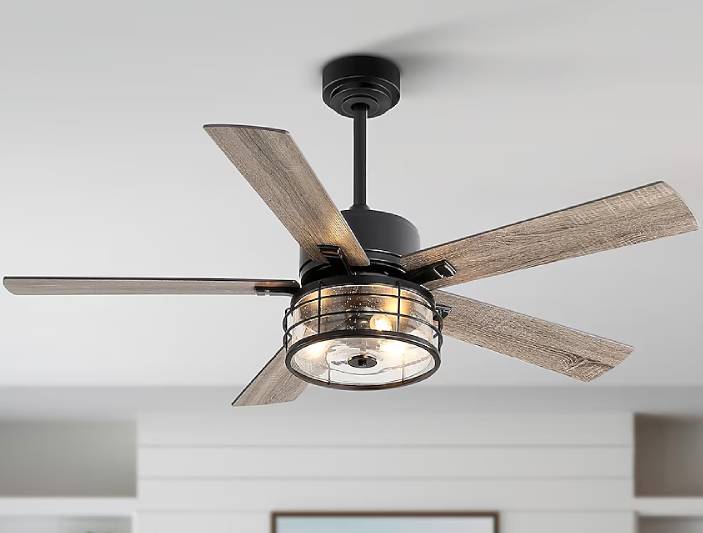  Decorative fan installation