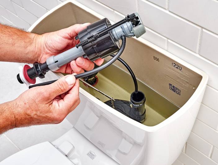 Flush tank repair